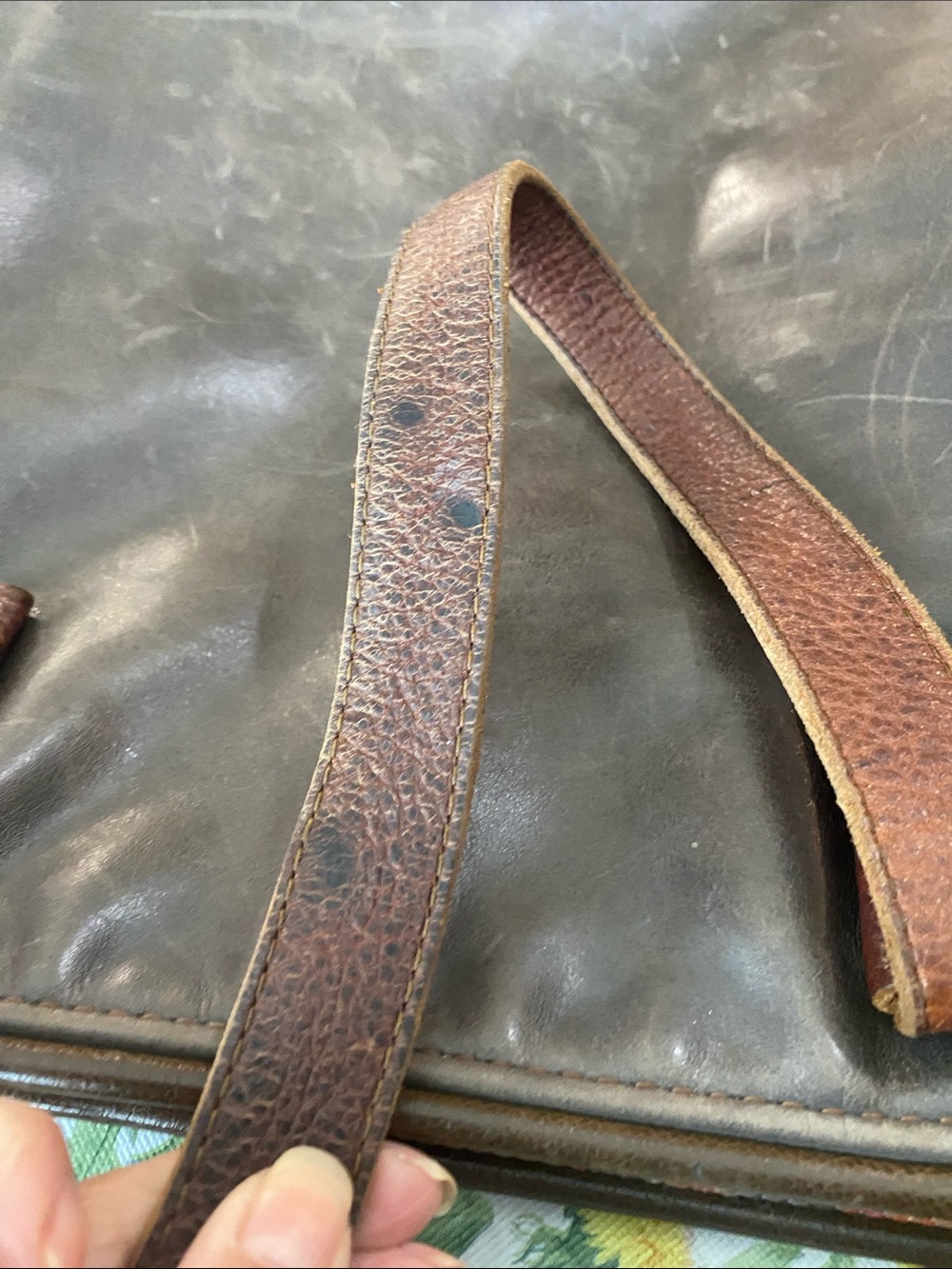 Consuela Leather Tote Bag - Brown - Picture 5 of 16